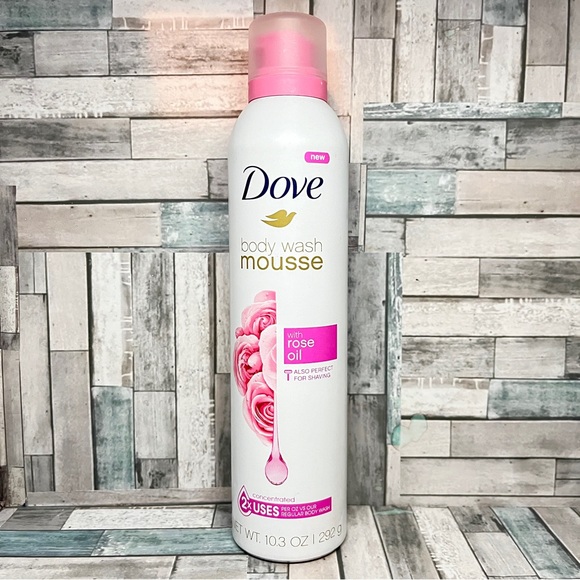 dove Bath & Body Dove Body Wash Mousse With Rose Oil For Fresh Skin